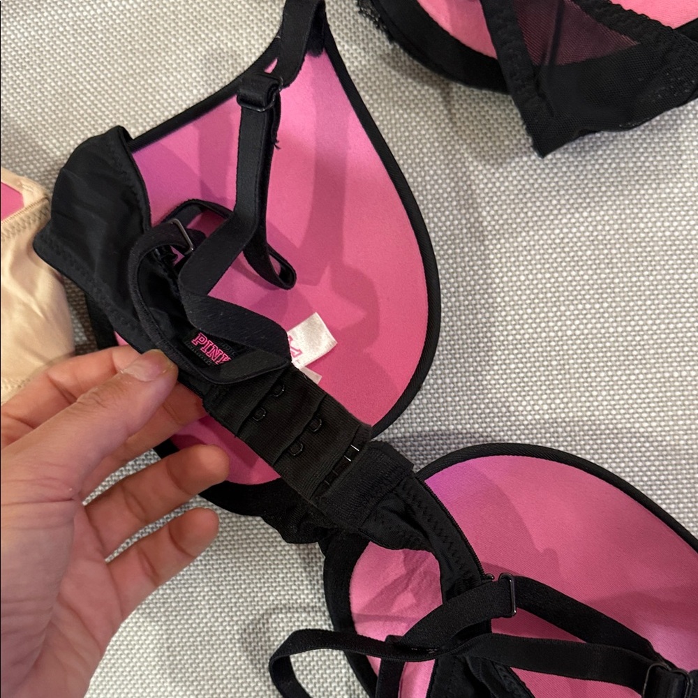 PINK Victoria's Secret Black and Tan Bra Collection - Picture 5 of 5